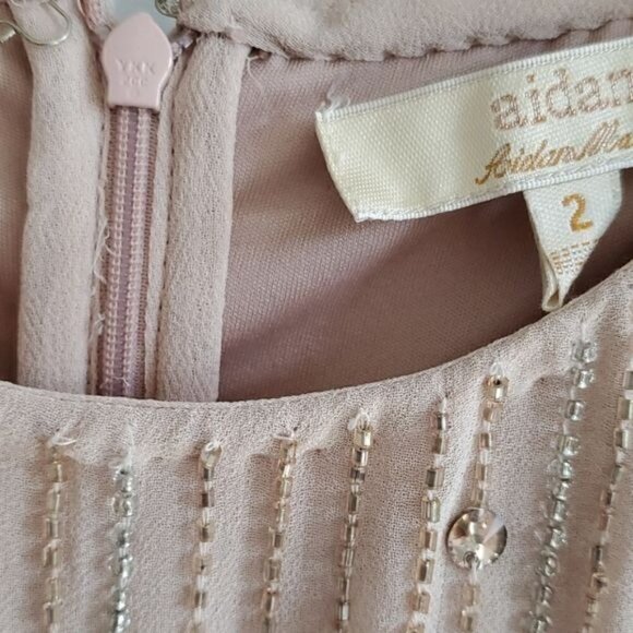 AIDEN MATTOX BLUSH DRESS BNWT - Picture 8 of 12